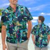 NCAA Tulane Green Wave Floral Tropical Hawaiian Shirt