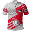 NCAA UNLV Rebels Custom Number Sport Style Logo Polo Shirt