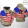 NCAA Vanderbilt Commodores US Flag Camo Veteran Pullover Hoodie