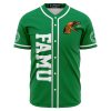 NCAA Florida A&M Rattlers Custom Name Number Green Baseball Jersey