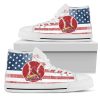 MLB St. Louis Cardinals Flag Rugby High Top Shoes