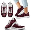 NCAA Ball State Cardinals Marvelous Striped Stunning Logo Running Shoes