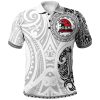NCAA Miami University RedHawks Polynesian Tatto Circle Crest Polo Shirt