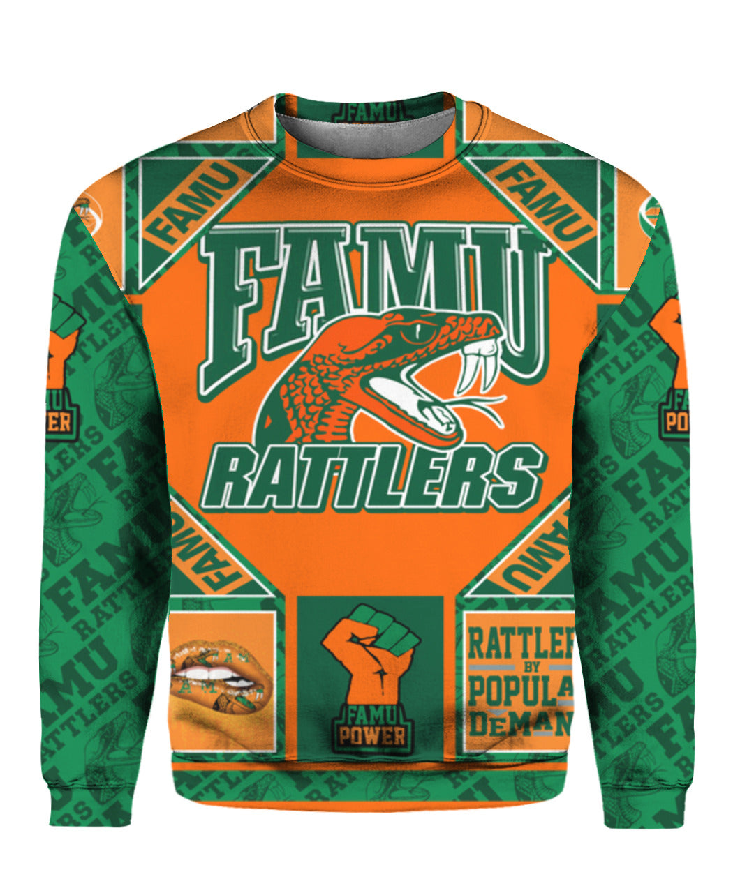 NCAA Florida A&M Rattlers Pride Flag Sweatshirt