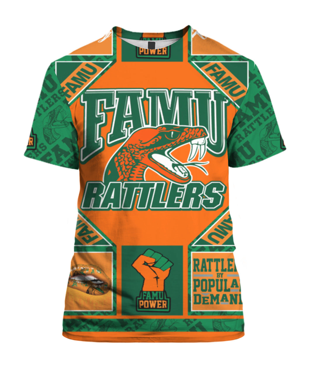 NCAA Florida A&M Rattlers Pride Flag T-Shirt