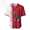 NCAA Ball State Cardinals Half Style Baseball Jersey