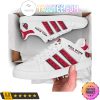 NCAA Ball State Cardinals White Stan Smith Shoes