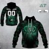 CFL Saskatchewan Roughriders Custom Name Number Best Rose Dragon Pullover Hoodie