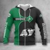 CFL Saskatchewan Roughriders Green Black Zip Up Hoodie