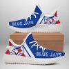 MLB Toronto Blue Jays White Yeezy Boost Sneakers