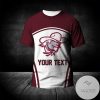 NCAA Eastern Kentucky Colonels Custom Text Number Curve Style Sport T-Shirt