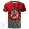 NCAA Louisiana Ragin’ Cajuns Custom Text Number Net Grunge Pattern T-Shirt