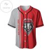 NCAA New Mexico Lobos Half Style Baseball Jersey