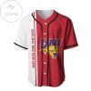 NCAA Northern Iowa Panthers Half Style Baseball Jersey