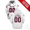 NCAA Montana Grizzlies Custom Name Number Branded Team Unisex Pullover Hoodie