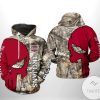 NCAA Troy Trojans Camo Veteran Hunting Pullover Hoodie
