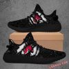 NCAA Ball State Cardinals Black Yeezy Boost Sneakers