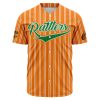 NCAA Florida A&M Rattlers Custom Text Number Orange Baseball Jersey