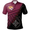 NCAA Bethune-Cookman Wildcats Custom Text Celtic Pattern Polo Shirt