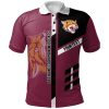 NCAA Bethune-Cookman Wildcats Custom Text Sport Style Polo Shirt