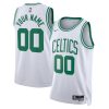 Boston Celtics Nike Association White Custom NBA Jersey