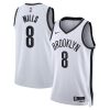 Brooklyn Nets Patty Mills Nike Association Edition White NBA Jersey