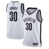 Brooklyn Nets Seth Curry Nike Association Edition White NBA Jersey