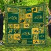 NCAA North Dakota State Bison Ball Quilt Blanket