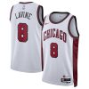 Chicago Bulls Zach LaVine Nike City Edition White NBA Jersey