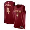 Cleveland Cavaliers Evan Mobley Nike Icon Edition Maroon NBA Jersey