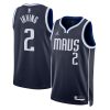 Dallas Mavericks Kyrie Irvin Statement Edition Navy NBA Jersey