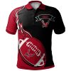 NCAA Eastern Washington Eagles Flame Ball Polo Shirt