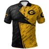 NCAA Grambling State Tigers Custom Text Number Abstract Pattern Sport Polo Shirt