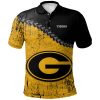 NCAA Grambling State Tigers Grunge Polynesian Tattoo Polo Shirt