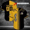 CFL Hamilton Tiger-Cats Custom Name Number Baseball Jersey