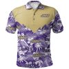 NCAA James Madison Dukes Tropical Seamless Polo Shirt