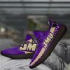 NCAA James Madison Dukes Purple Yeezy Boost Sneakers