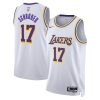 Los Angeles Lakers Dennis Schröder Nike Association Edition White NBA Jersey