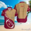 NCAA Louisiana Ragin’ Cajuns Flame Ball Hawaiian Shirt