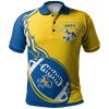 NCAA McNeese State Cowboys Flame Ball Polo Shirt