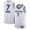 Memphis Grizzlies Santi Aldama Nike Association Edition White NBA Jersey