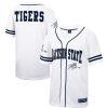 NCAA Jackson State Tigers Colosseum Free Spirited Mesh White Baseball Jersey
