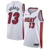 Miami Heat Bam Adebayo Nike Association Edition White NBA Jersey