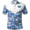 NCAA Middle Tennessee Blue Raiders Tropical Seamless Polo Shirt