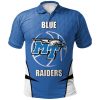 NCAA Middle Tennessee Blue Raiders Custom Text Number Sport Active Polo Shirt