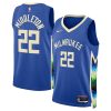 Milwaukee Bucks Khris Middleton Nike City Edition Royal NBA Jersey