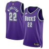 Milwaukee Bucks Khris Middleton Nike Classic Edition Purple NBA Jersey
