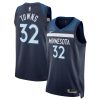 Minnesota Timberwolves Karl-Anthony Towns Nike Icon Edition Navy NBA Jersey