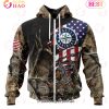 MLB Seattle Mariners Custom Name Number Special Camo Realtree Hunting Zip Up Hoodie