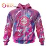 MLB Seattle Mariners Fearless Against Breast Cancer Zip Up Hoodie